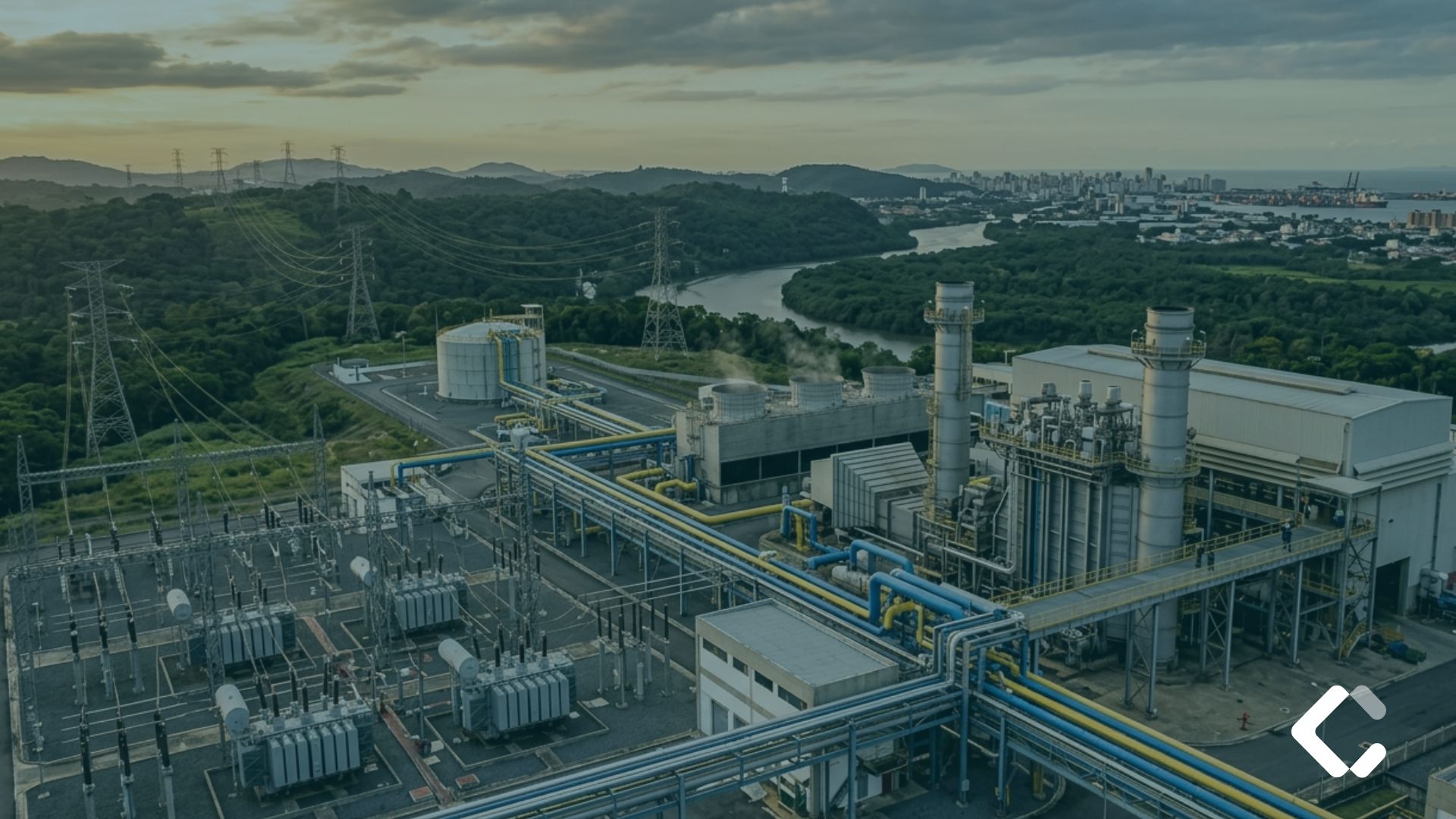 Infraestrutura de geração de energia e gasodutos