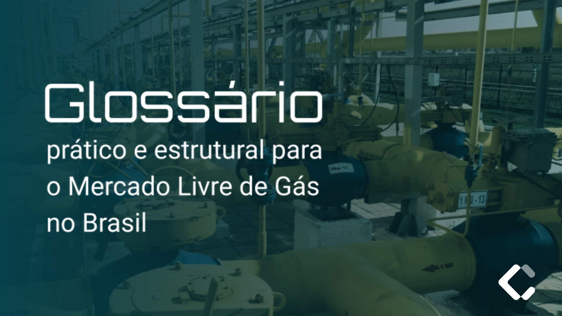 Tubulações industriais e infraestrutura de uma planta de gás natural