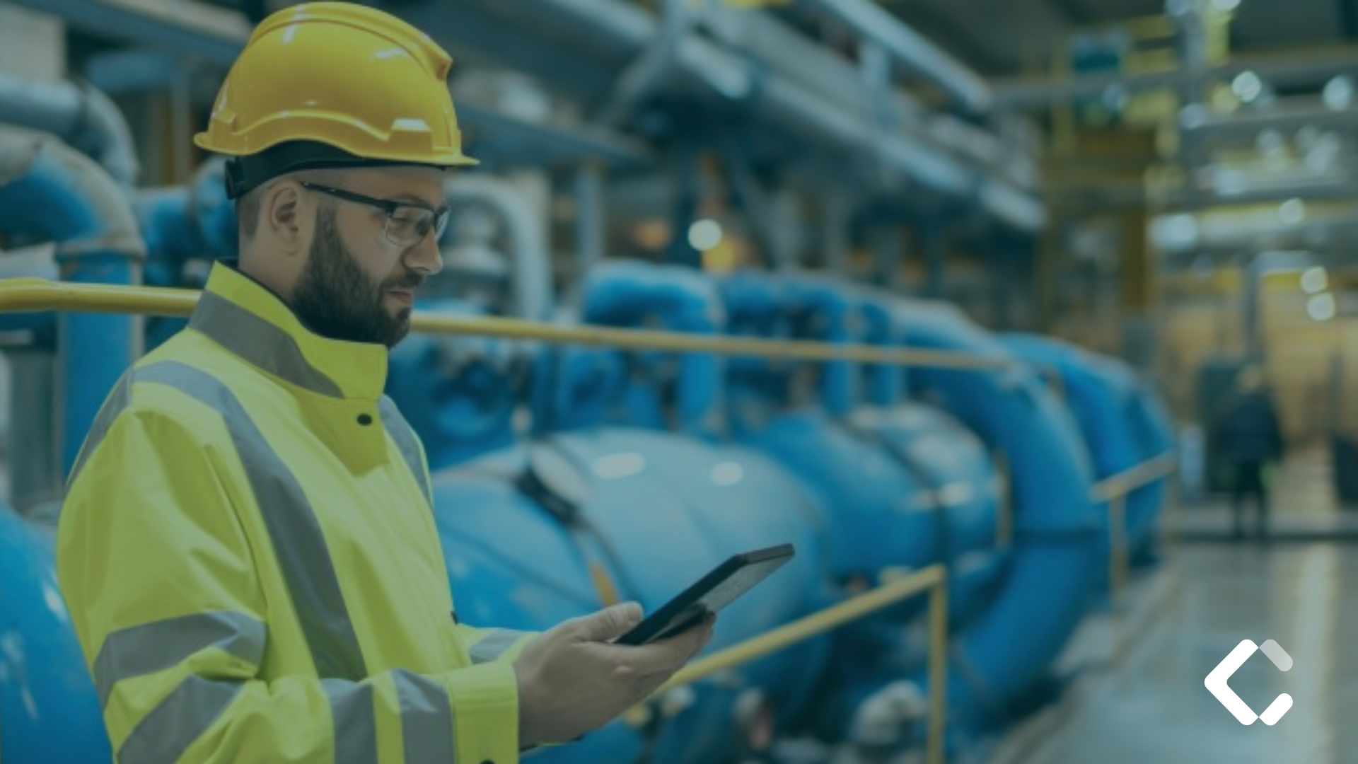 Tubulações industriais e válvulas de gás natural